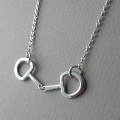 Equestrian Snaffle Bit Necklace