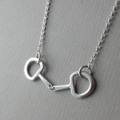 Equestrian Snaffle Bit Necklace