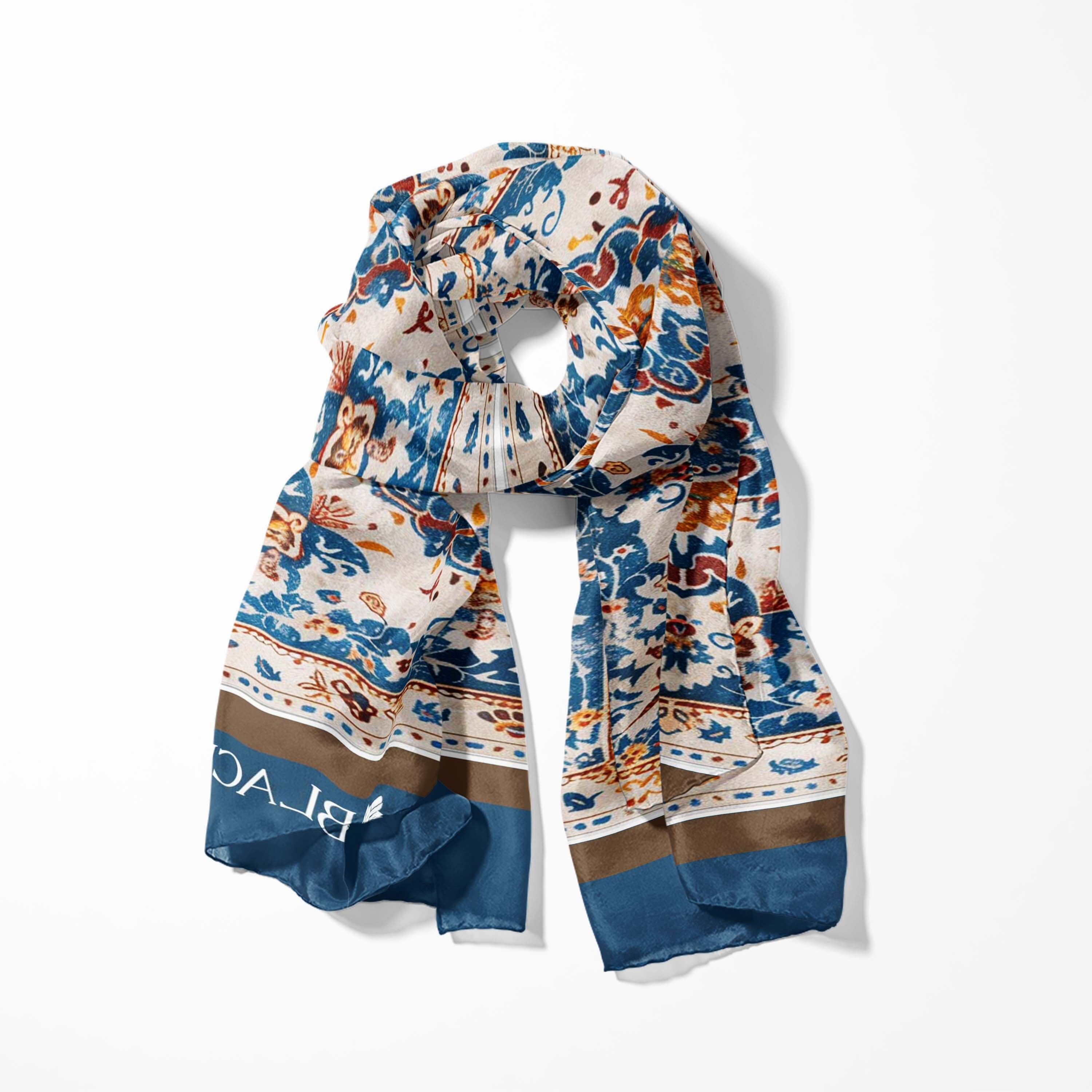 BUFANDA AFGANA TURKMENESA PARA HOMBRE - COLECCIÓN PREMIUM