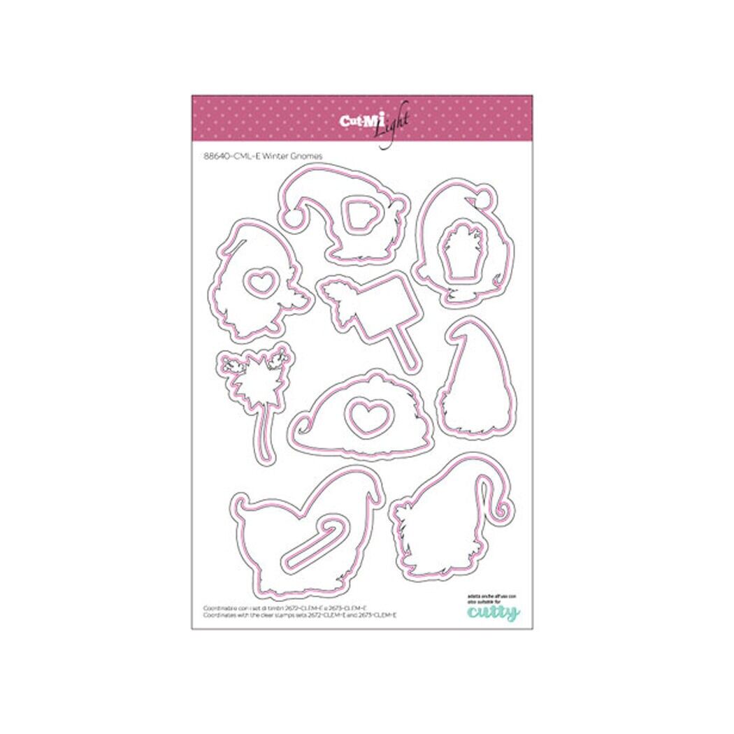 Fustelle sottili per timbri trasparenti Winter Gnomes