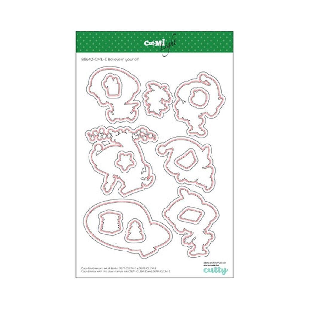 Fustelle sottili per timbri trasparenti Glaub an deinen Elf