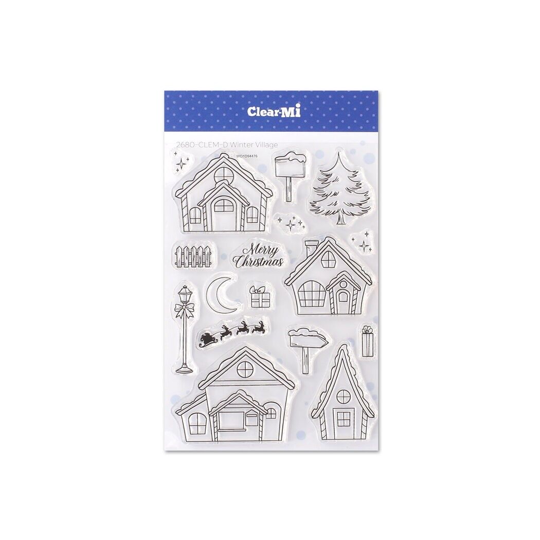 Timbri in polimero trasparente Winterdorf