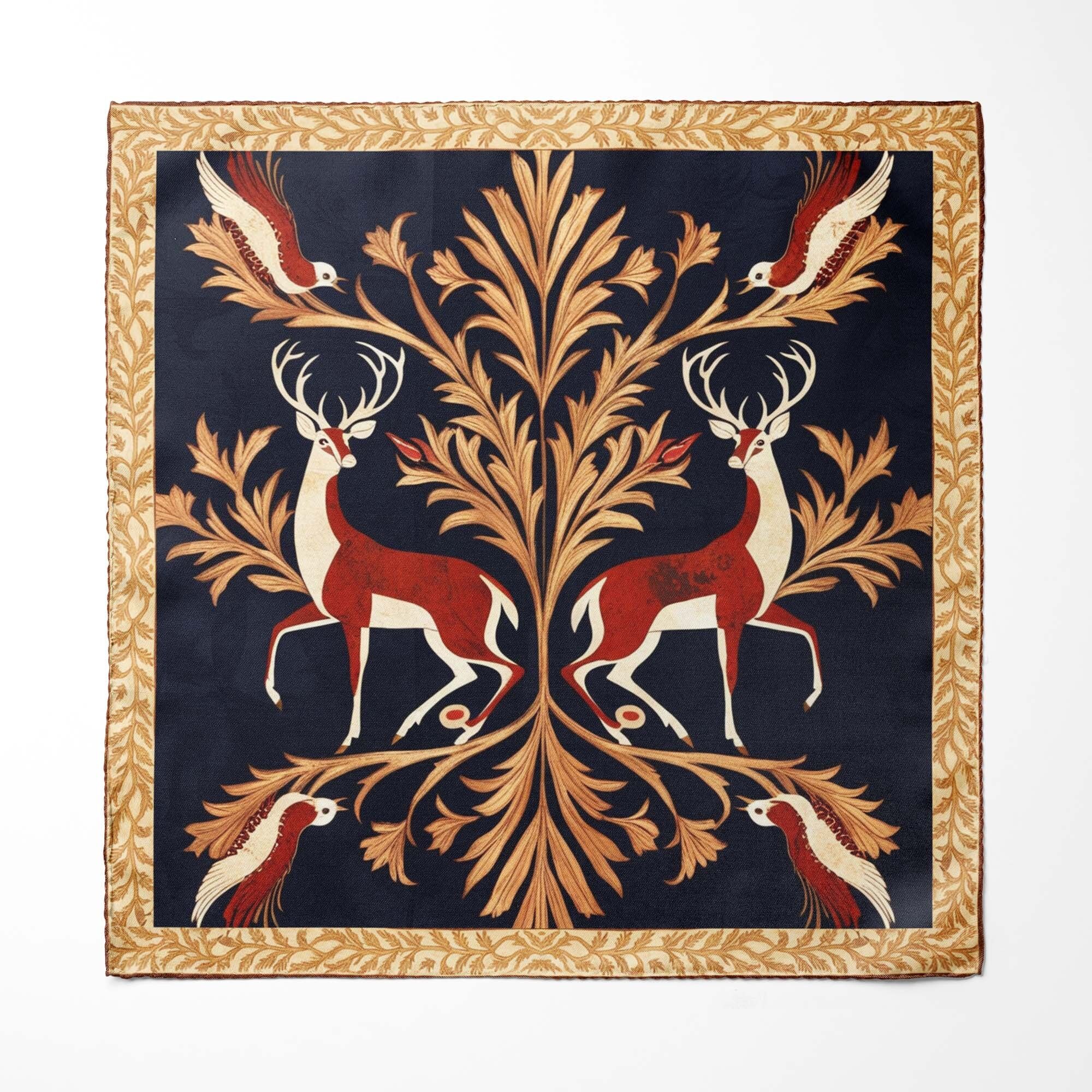 Einstecktuch aus Seide im iranischen Stil