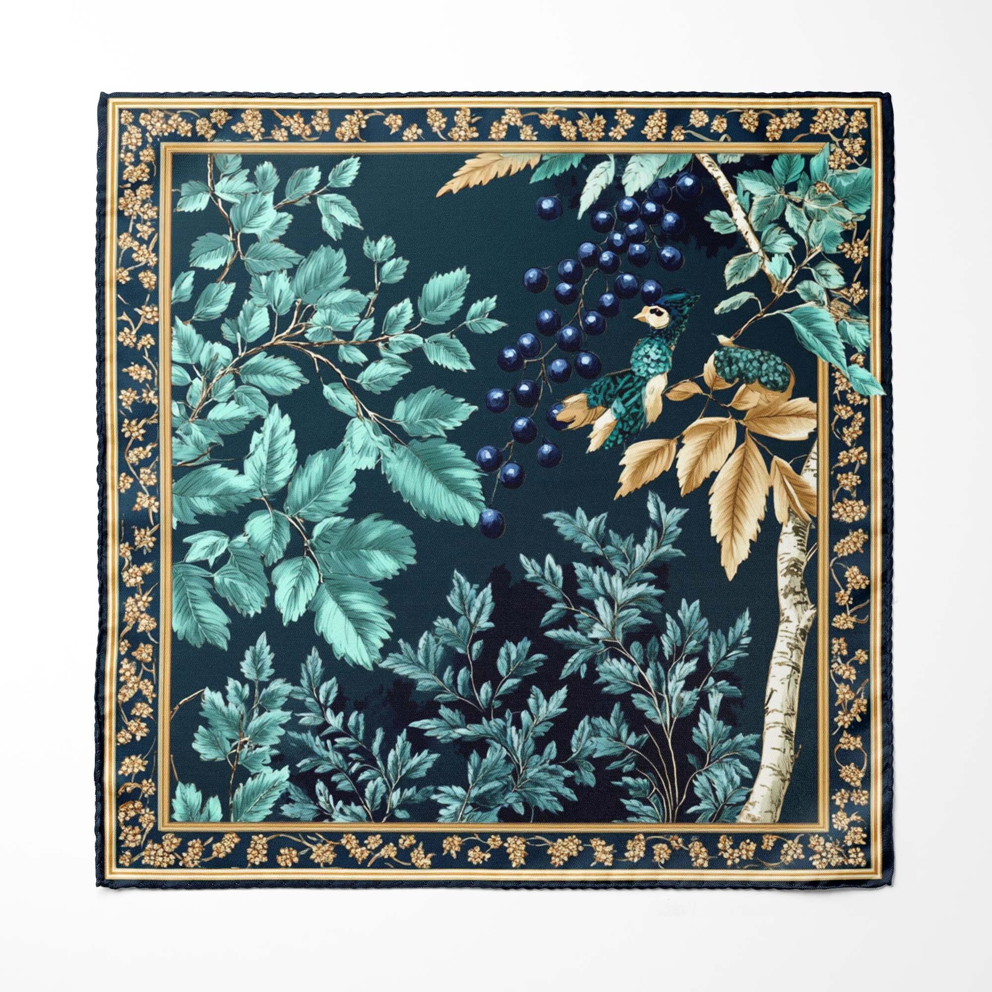 Einstecktuch aus Chintz-Seide