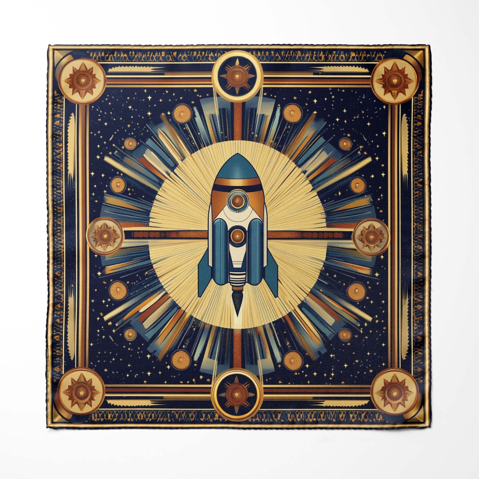 ERHÖHENDES EINSTECKTUCH AUS SEIDE