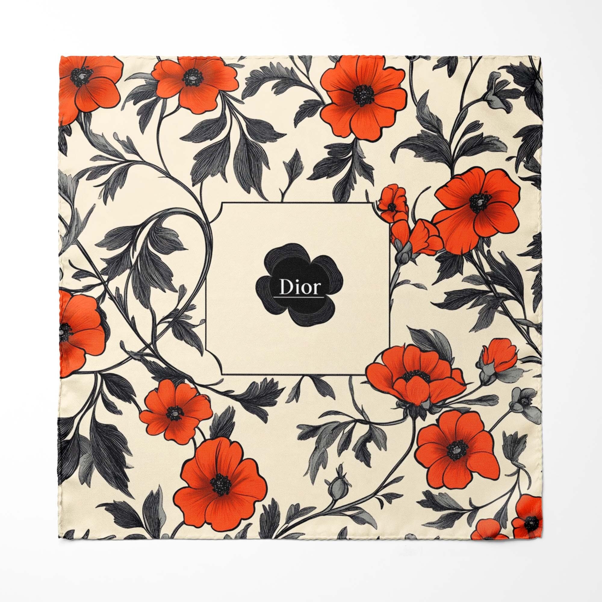 NEO-TRADITIONELLES EINSTECKTUCH AUS SEIDE