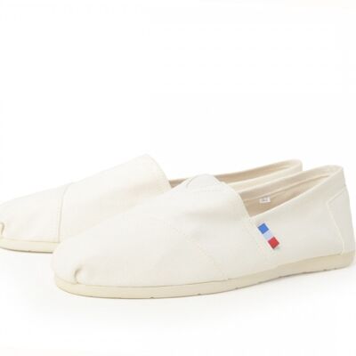 Weiße Espadrille Frankreich