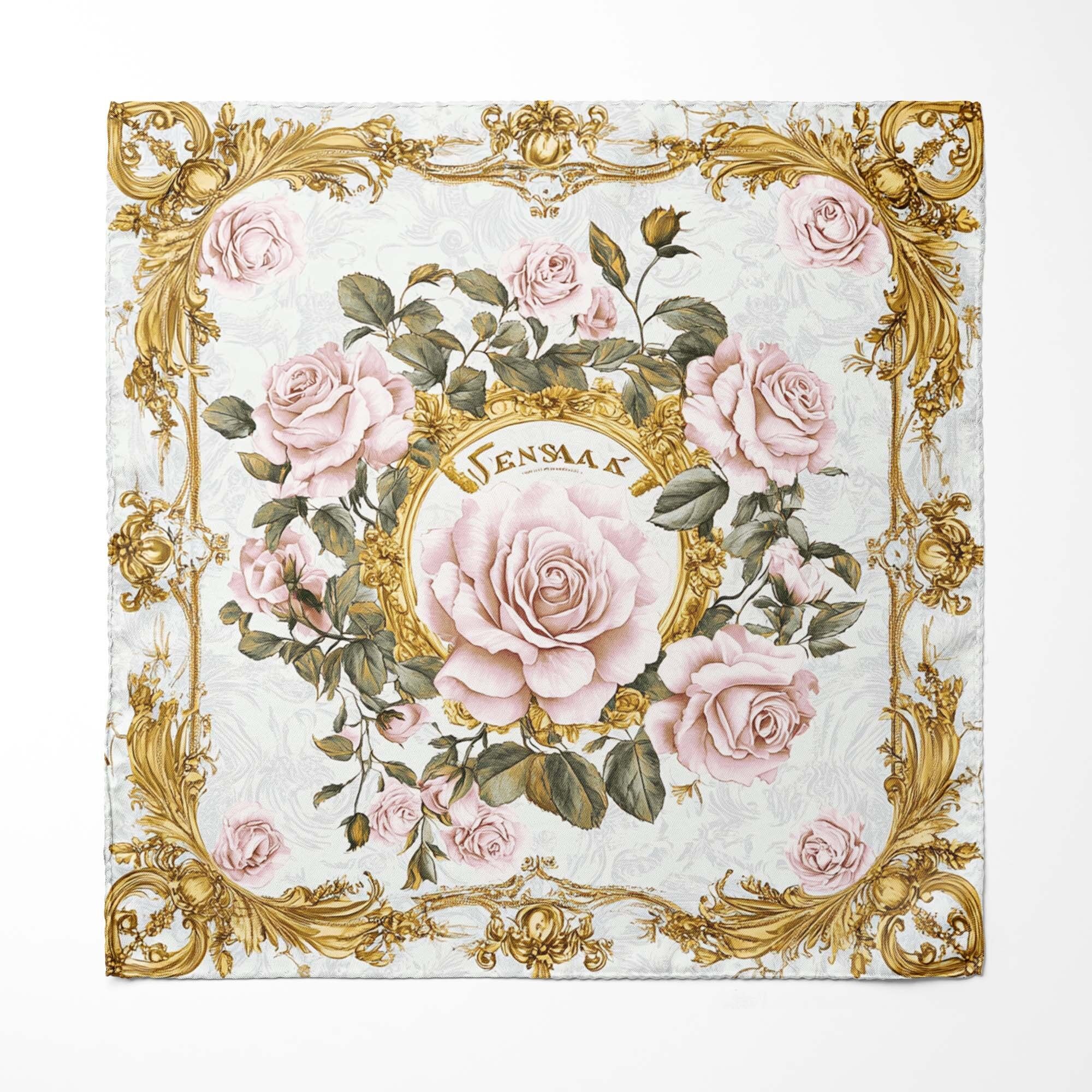 ROCOCO ROSES SEIDENABDECKTUCH