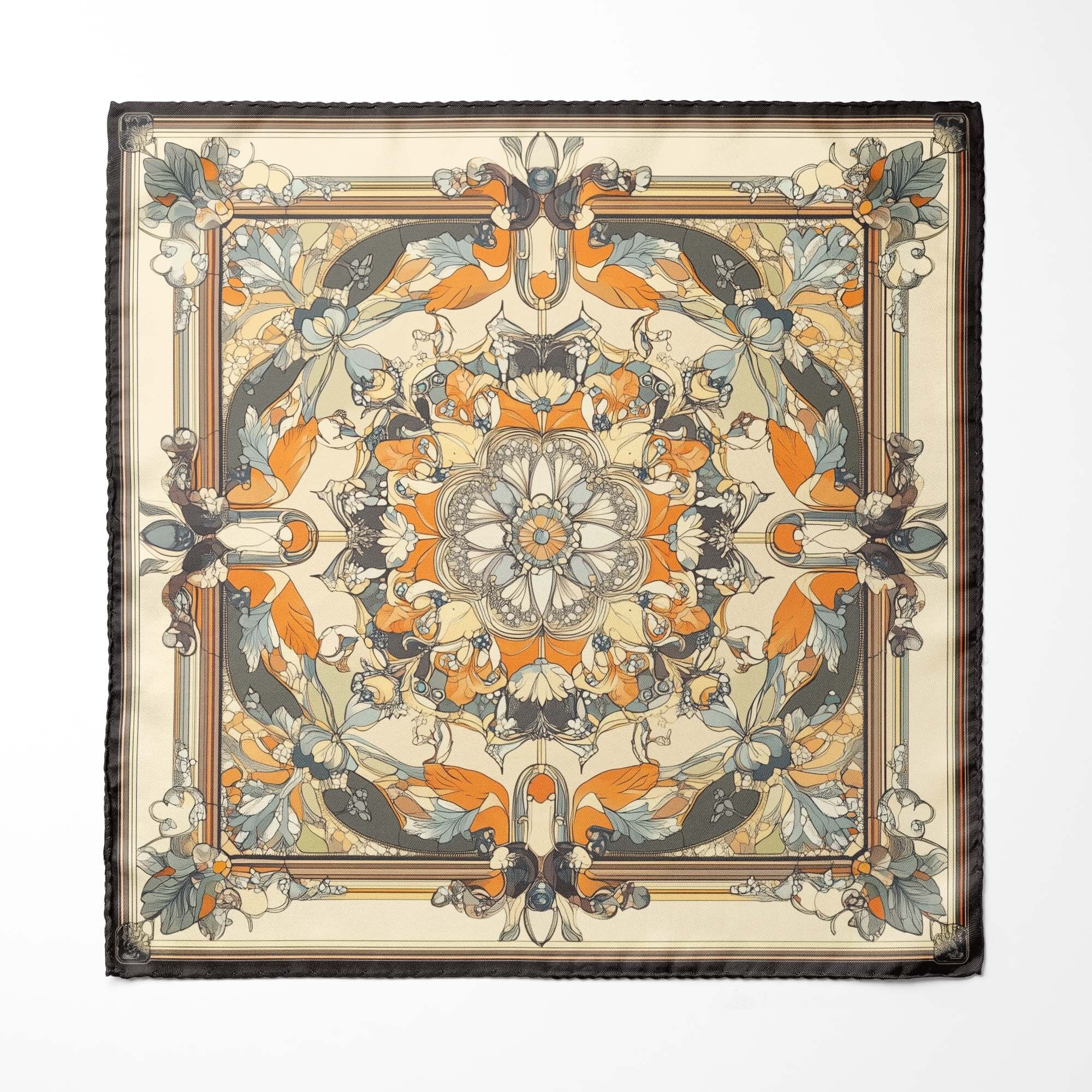 ANTIKES EINSTECKTUCH AUS SEIDE