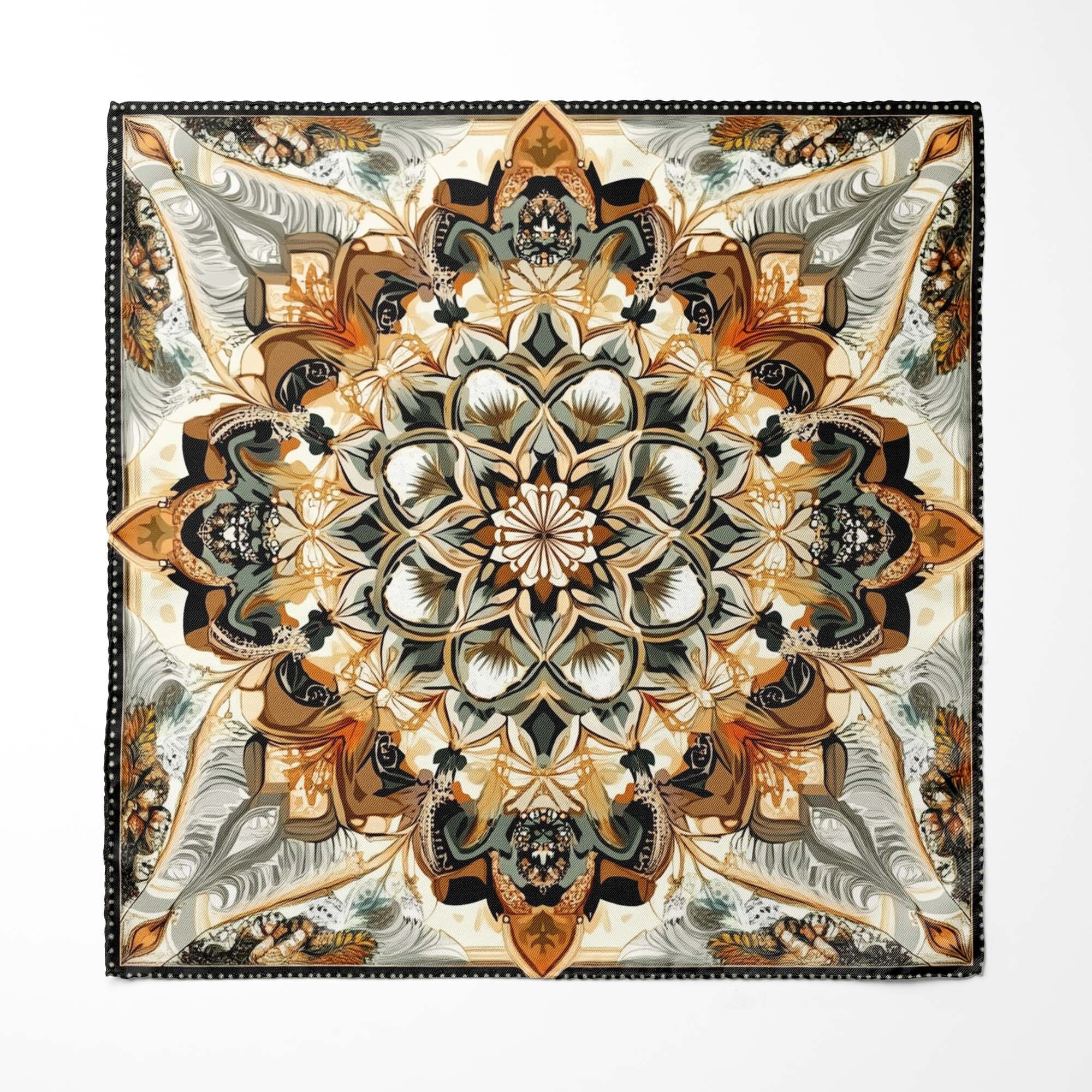 PAÑUELO DE SEDA DE LUJO ISLÁMICO