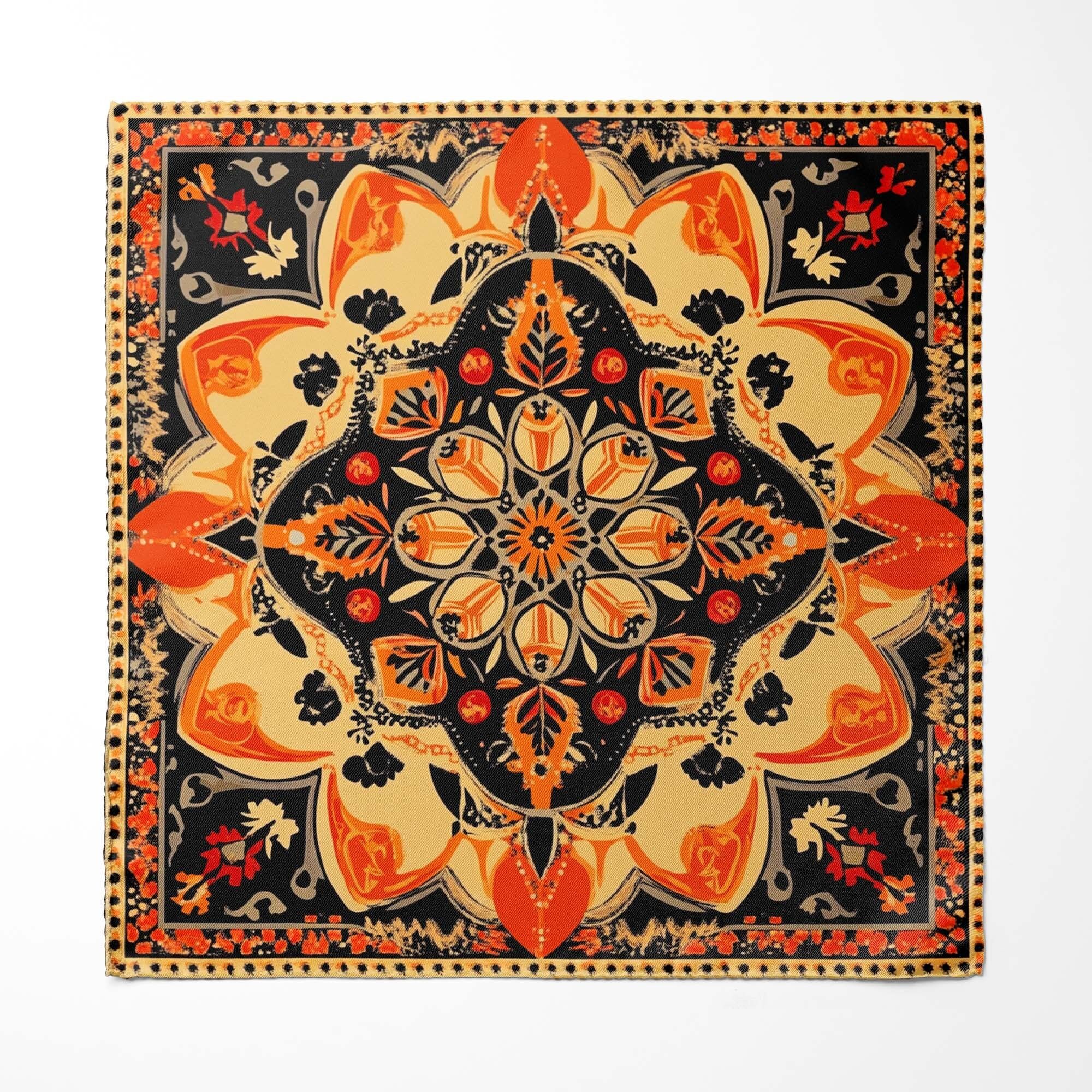 PAÑUELO DE BOLSILLO DE SEDA INTERACTIVO VISUAL