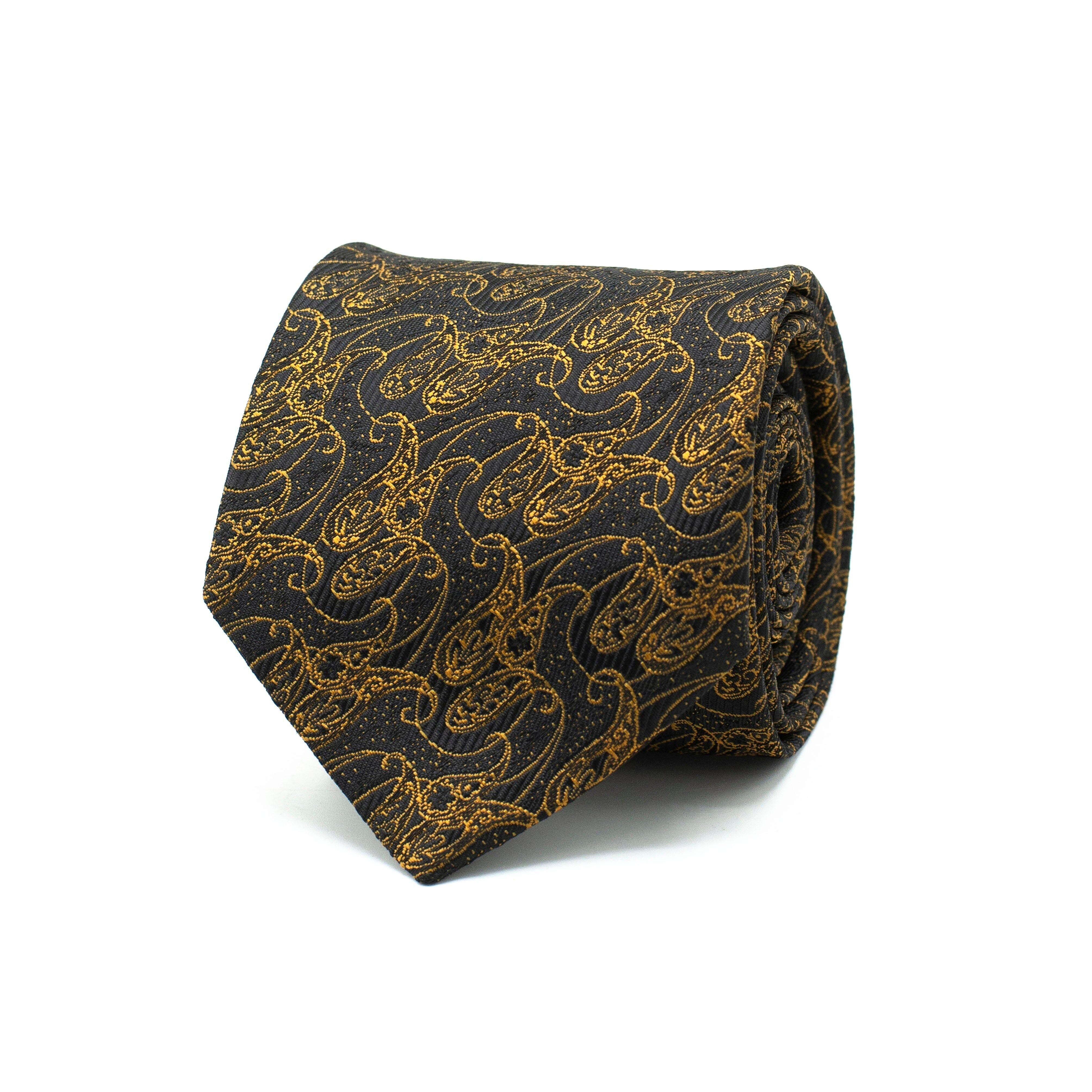 CORBATA LEGADO DE ORO NEGRO