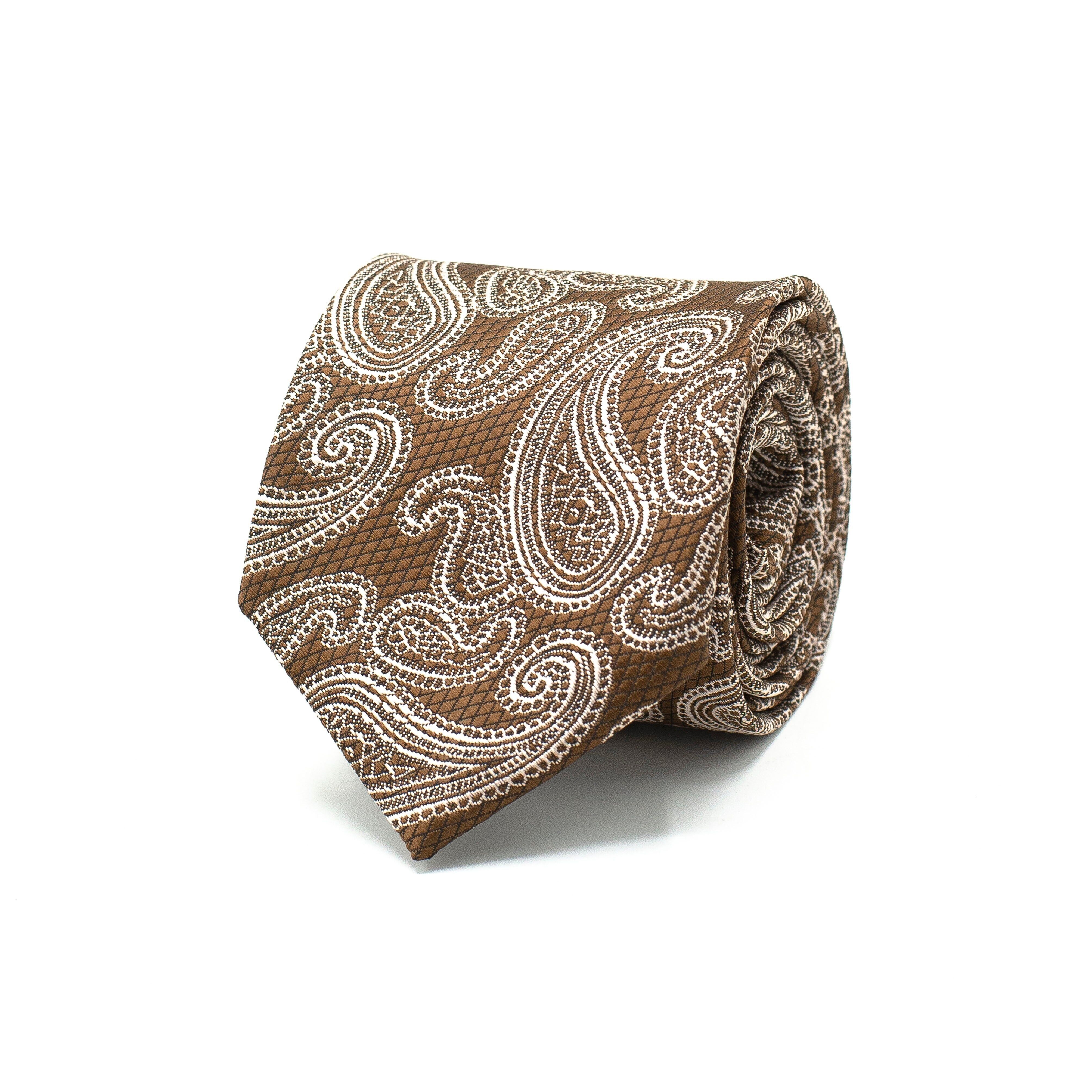 CORBATA PAISLEY BRONCE
