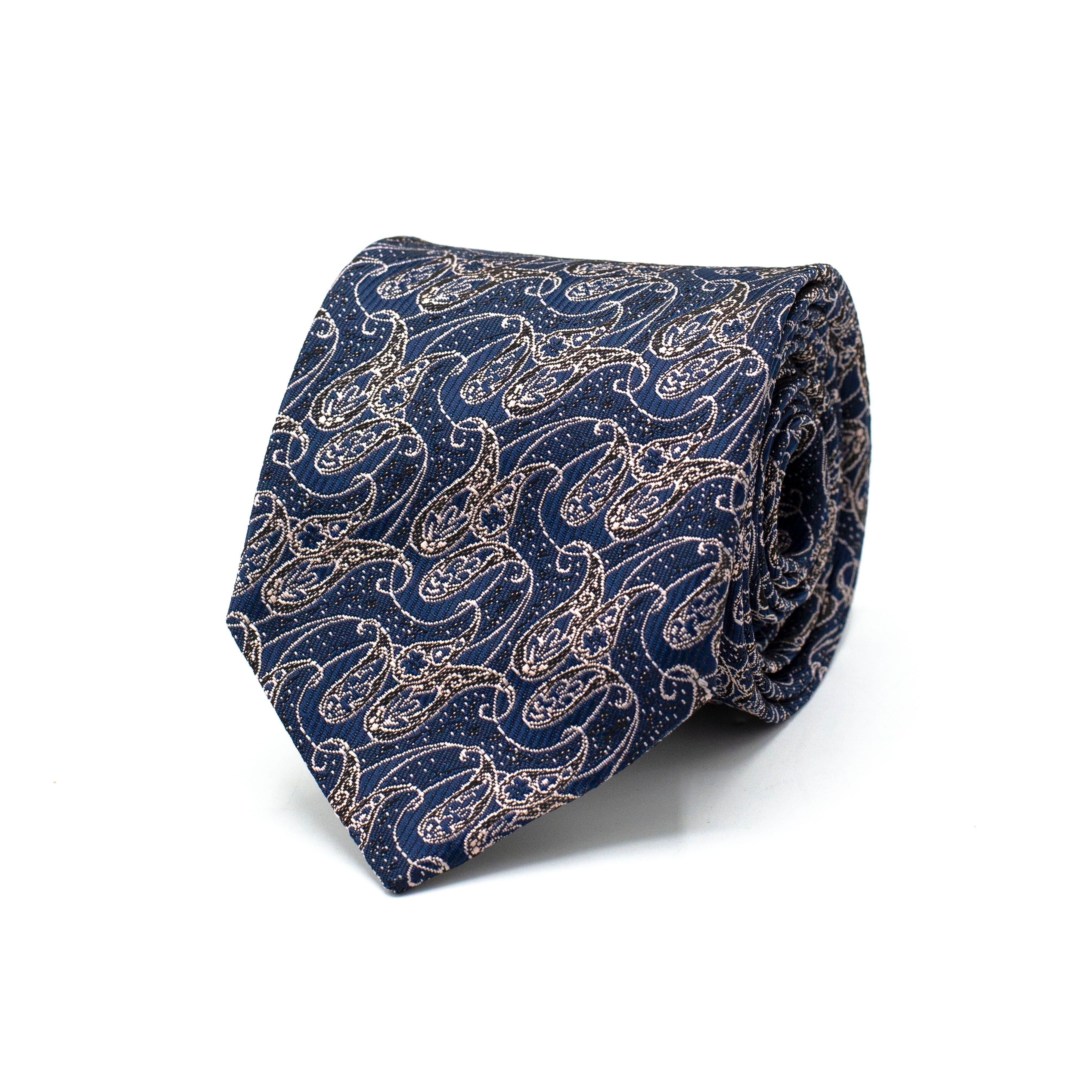 CORBATA REGAL NAVY PAISLEY
