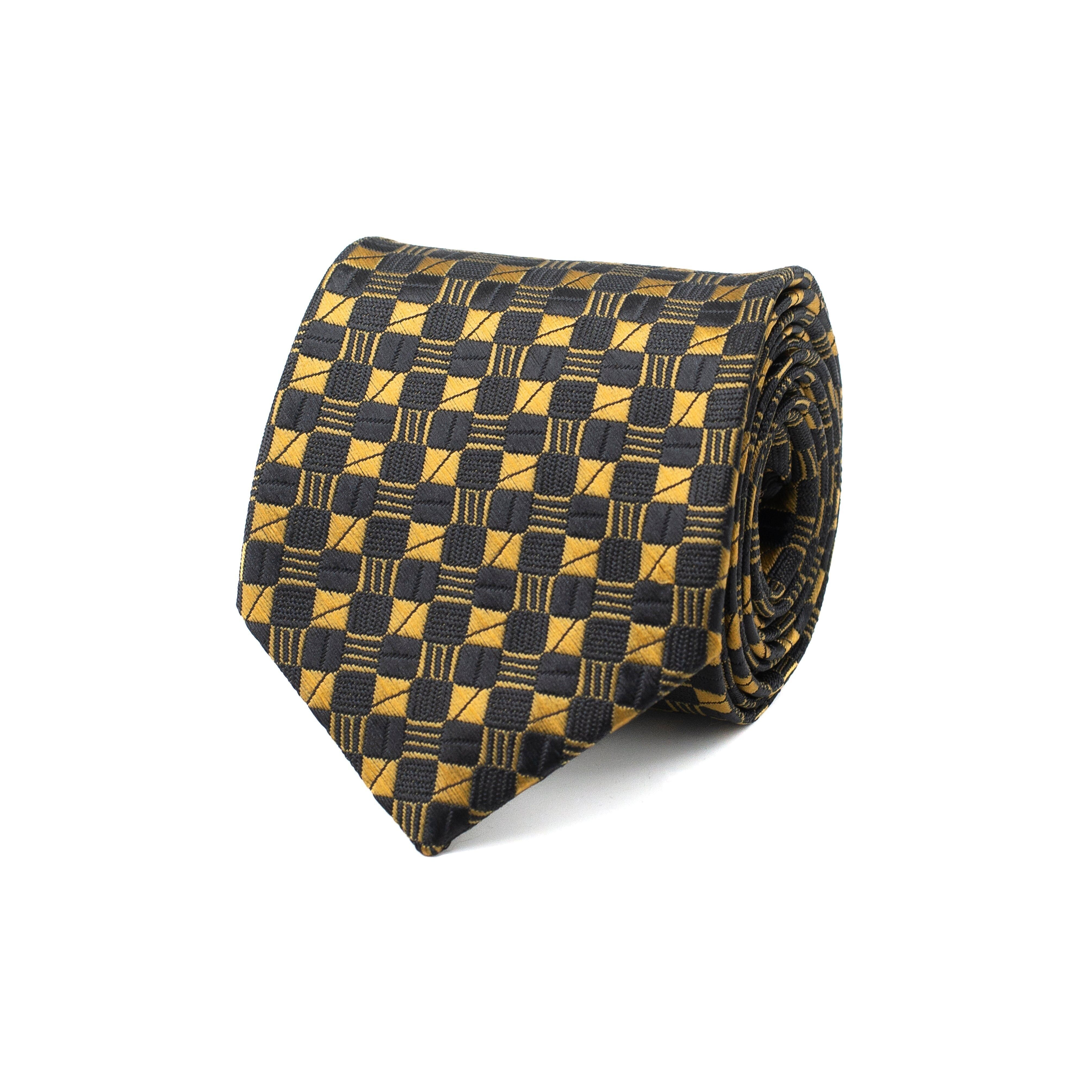 CORBATA DE REJILLA DORADA