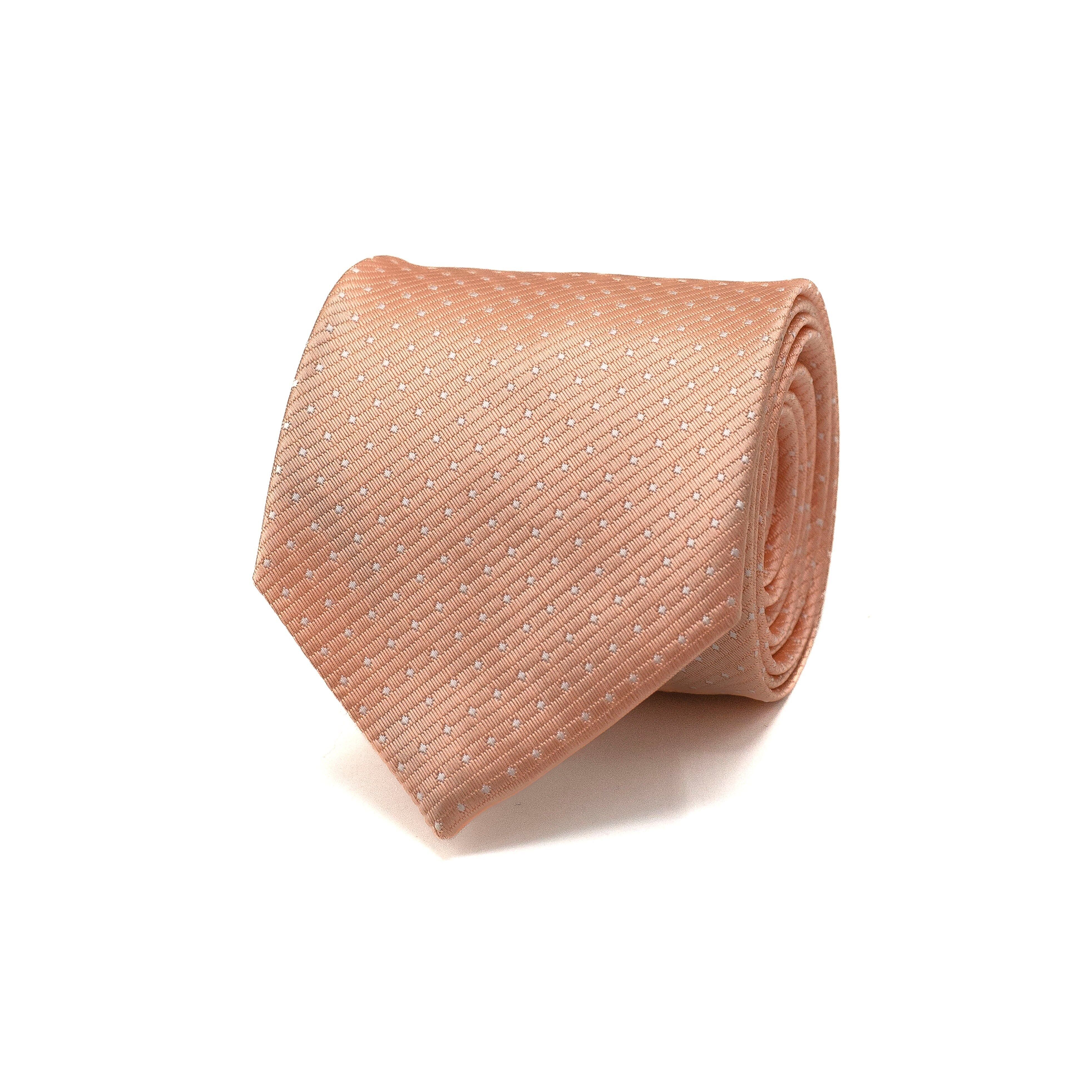 CORBATA ELEGANTE SUAVE DE MELOCOTÓN