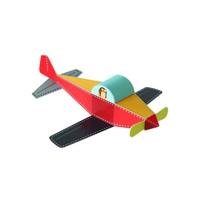 Avión de papel - Kit de manualidades DIY
