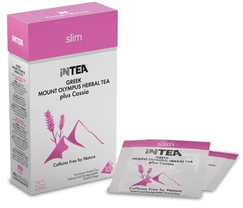 INTEA 'Slim' Mount Olympus Functional Tea | Pack of 10 Pyramid Teabags