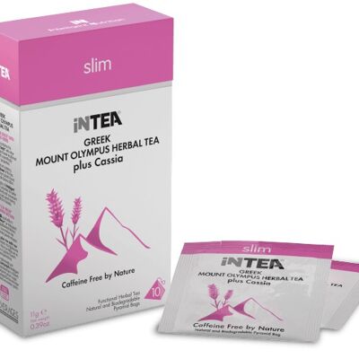 INTEA 'Slim' Mount Olympus Functional Tea | Pack of 10 Pyramid Teabags