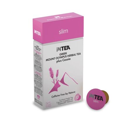 INTEA 'Slim' Mount Olympus Functional Tea | Pack of 10 Capsules (Pods)