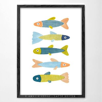 Fish 3 Art print__A3 (11.7'' x 16.5’’)