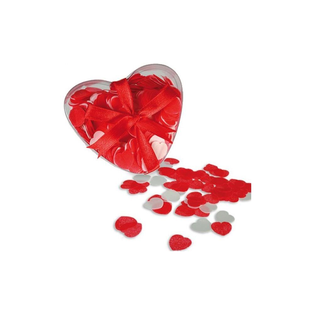 Heart-shaped bath confetti