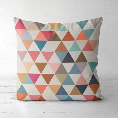 Triangle 5 Geometric Throw pillow