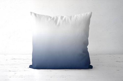 Blue ombre Throw pillow