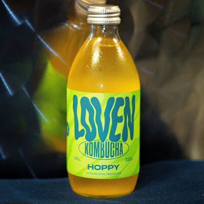 Kombucha LOVEN Hoppy (3 Hopfen) – 330 ml