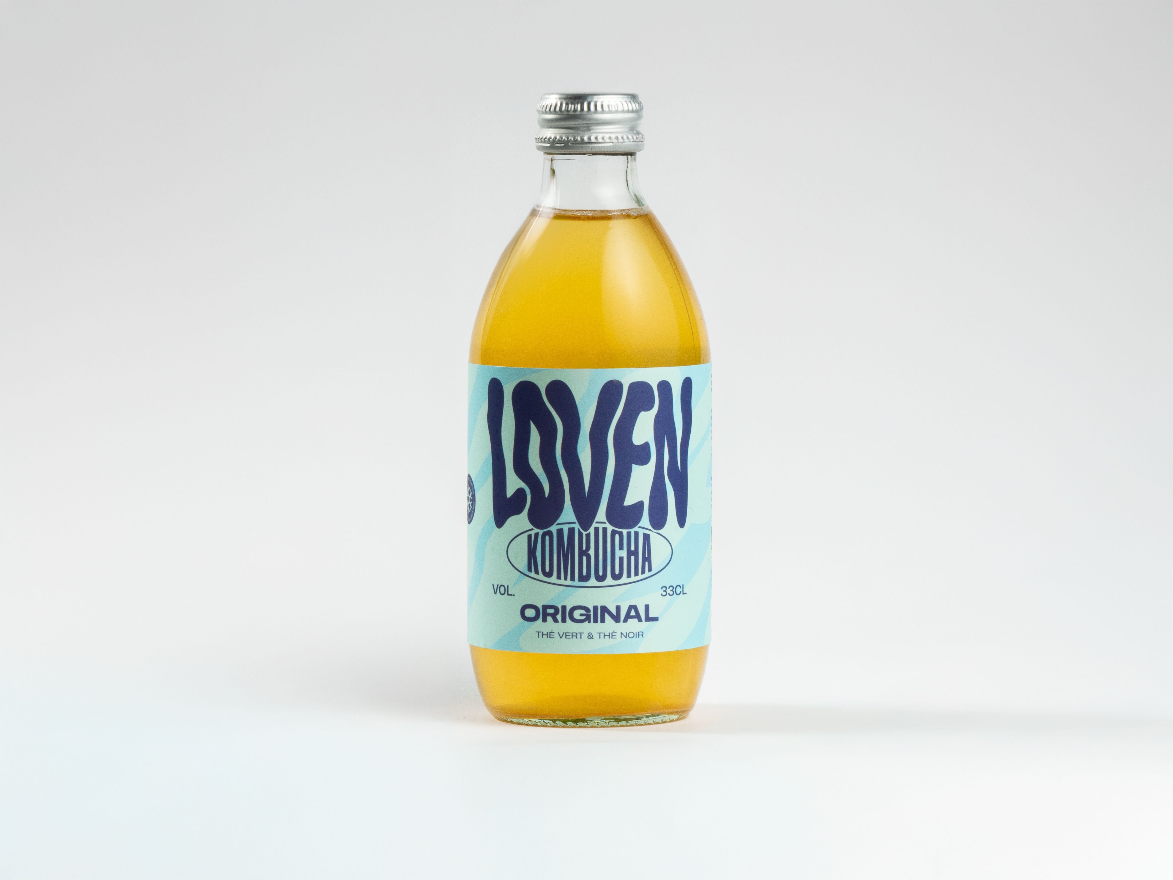 Kombucha LOVEN Original (tè verde e tè nero)-330mL