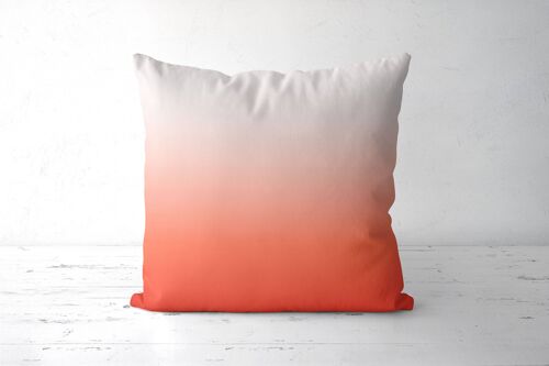 Light red ombre Throw pillow