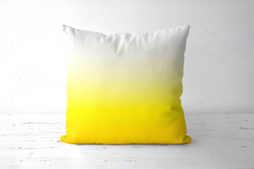 Yellow ombre Throw pillow