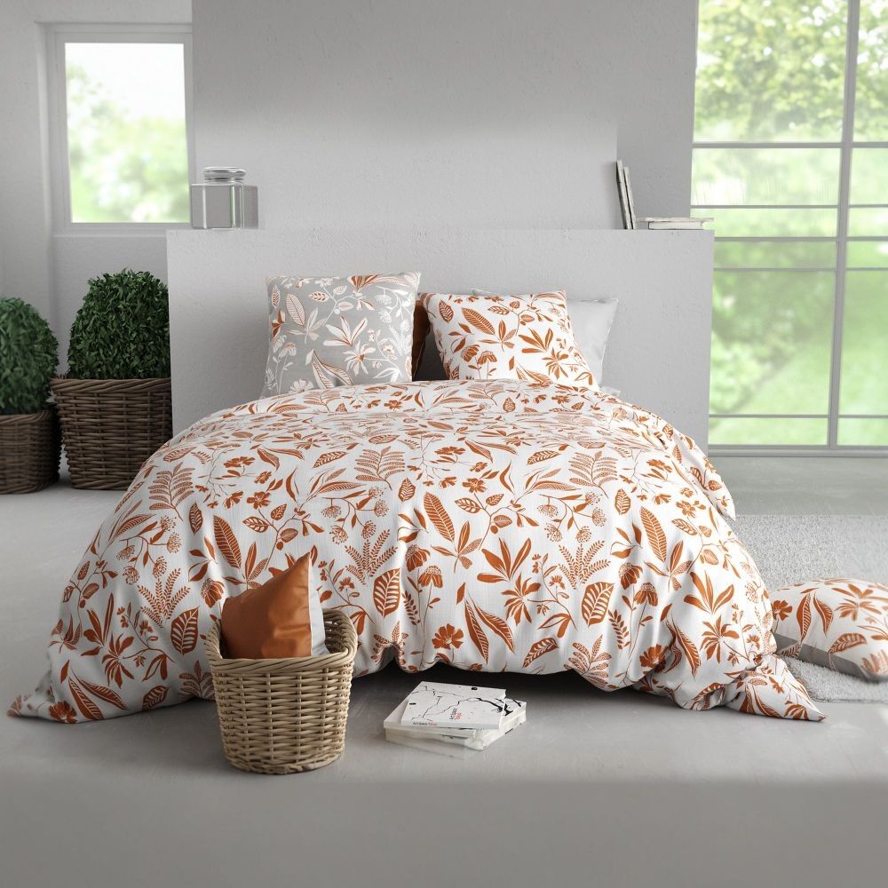 Bed linen set 220x240 cm Cotton 57 threads Élodie