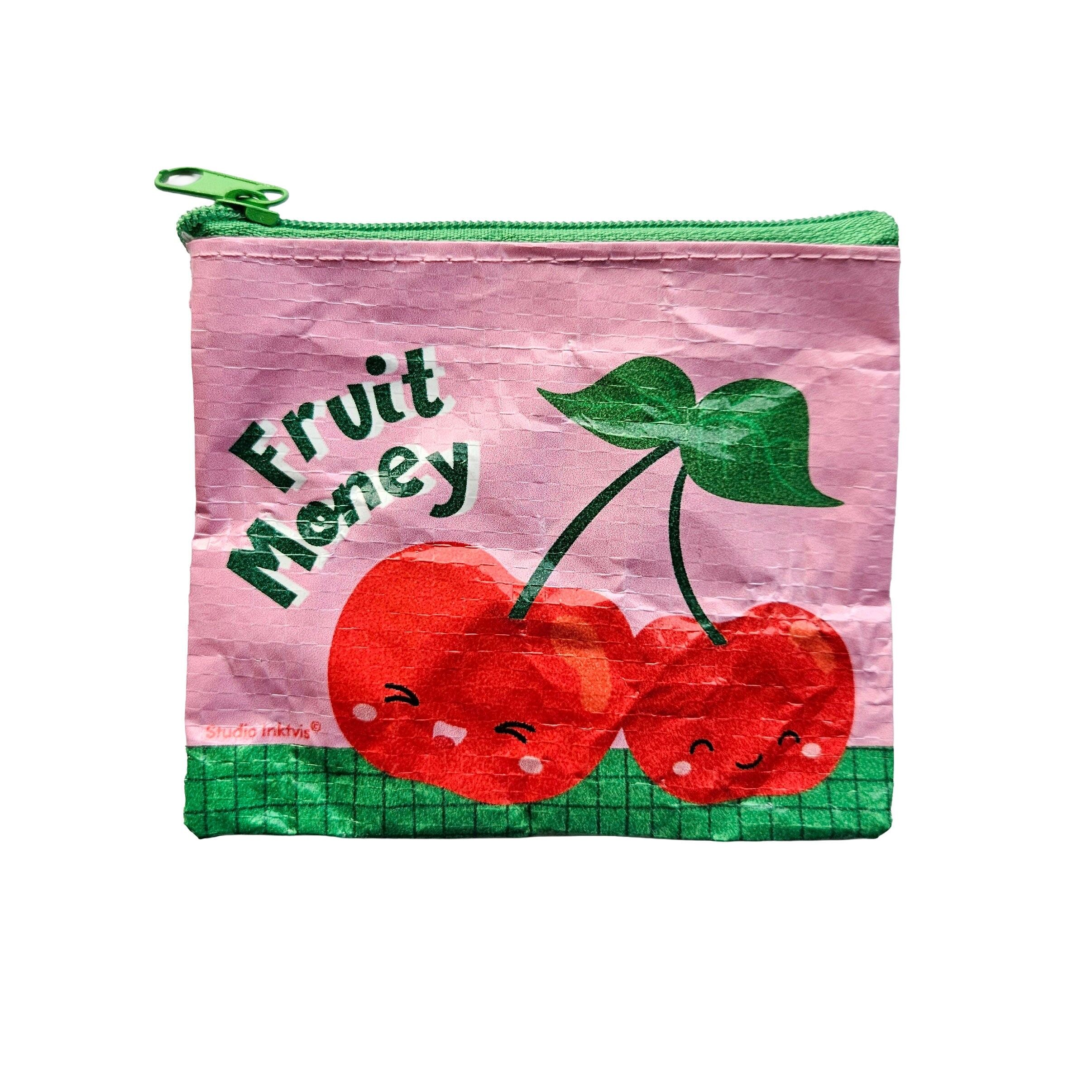 Mini portafoglio Ciliegie in plastica riciclata