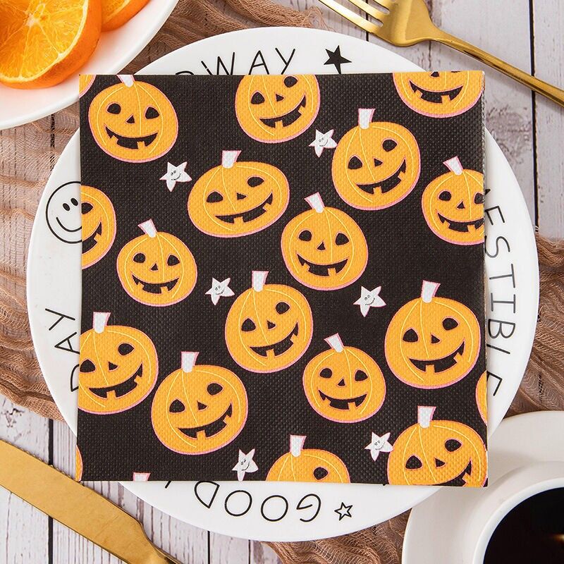 Halloween Papierservietten – 33×33 cm, 2-lagig, 20 Stück pro Packung