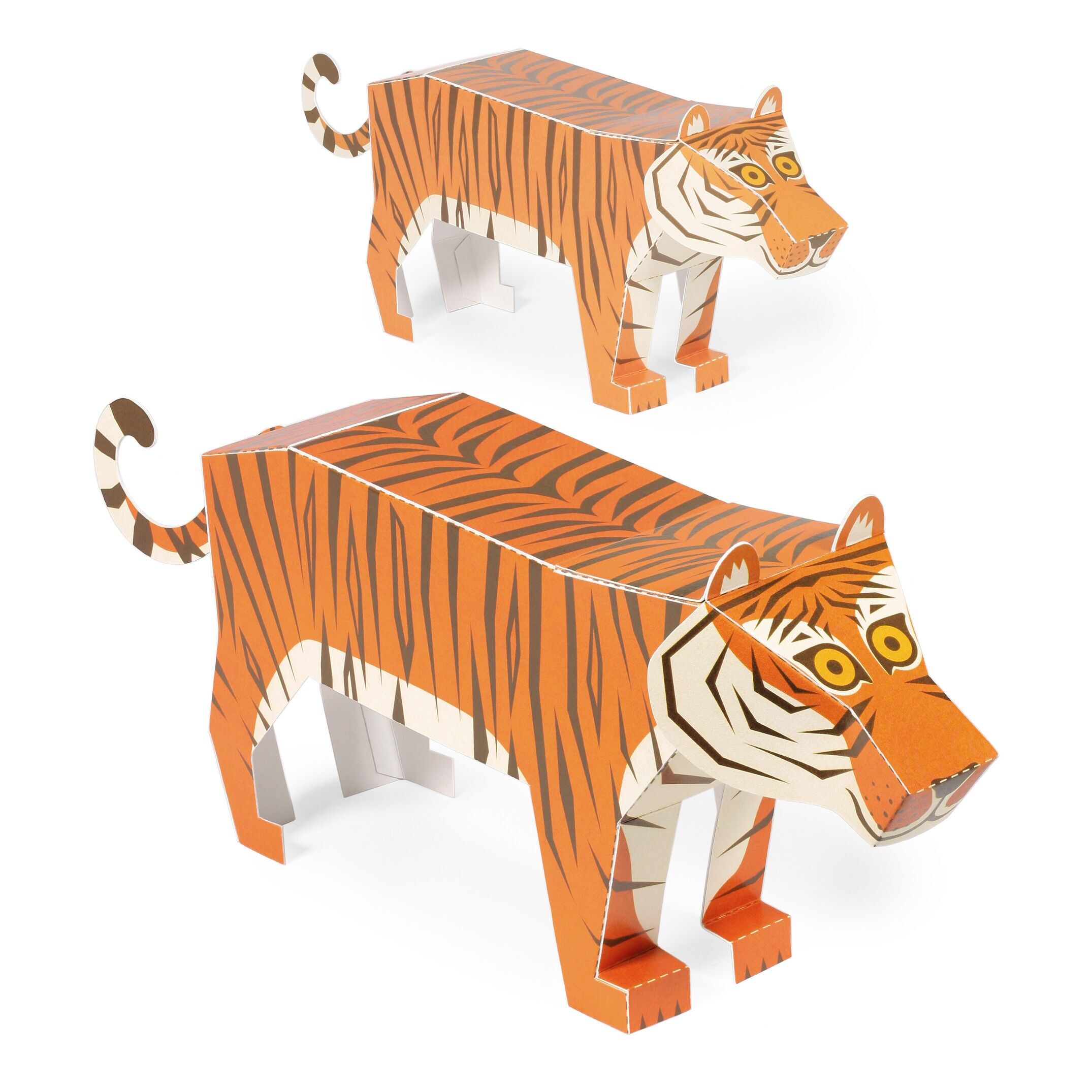 Tiger Paper Toys - DIY Craft Kit