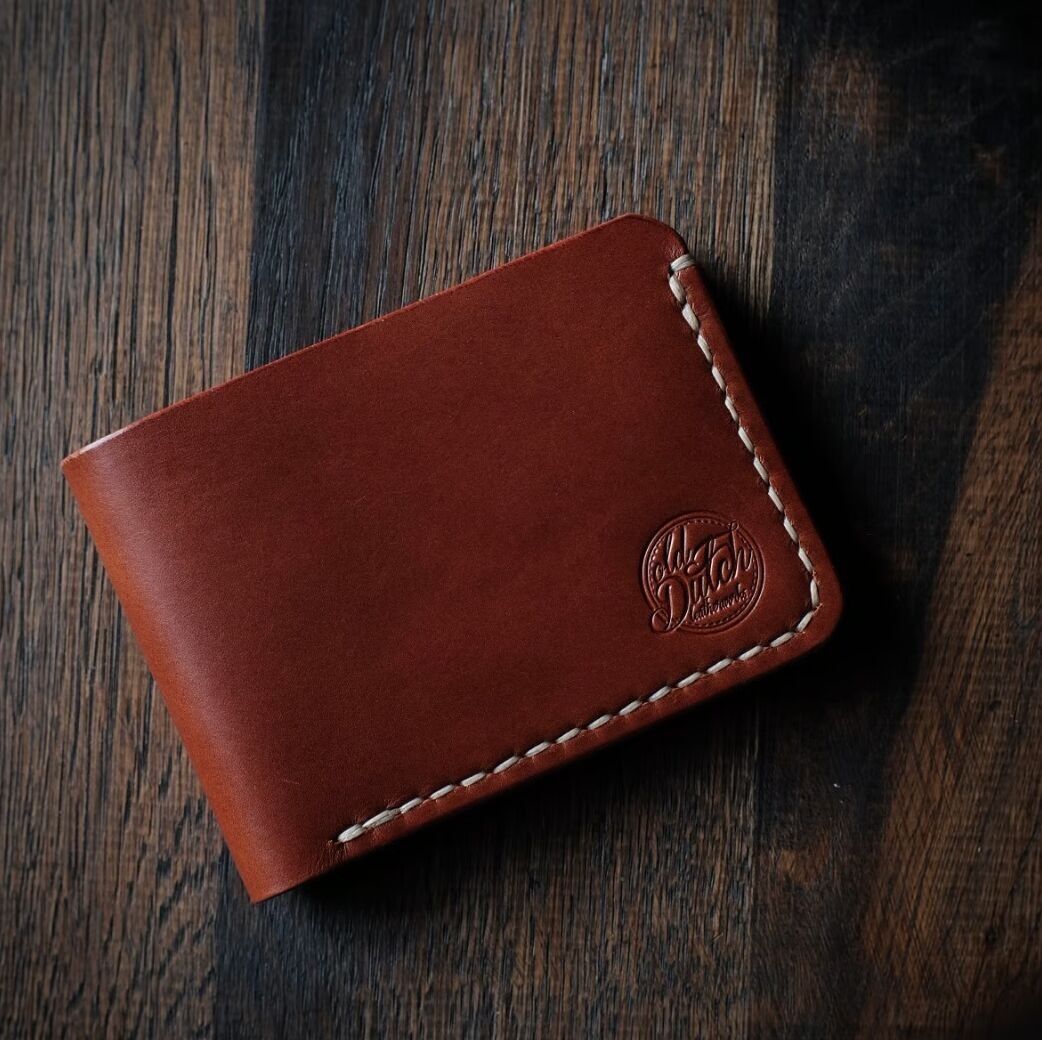 Portafoglio "Astor" di Old Dutch Leatherworks (cognac)