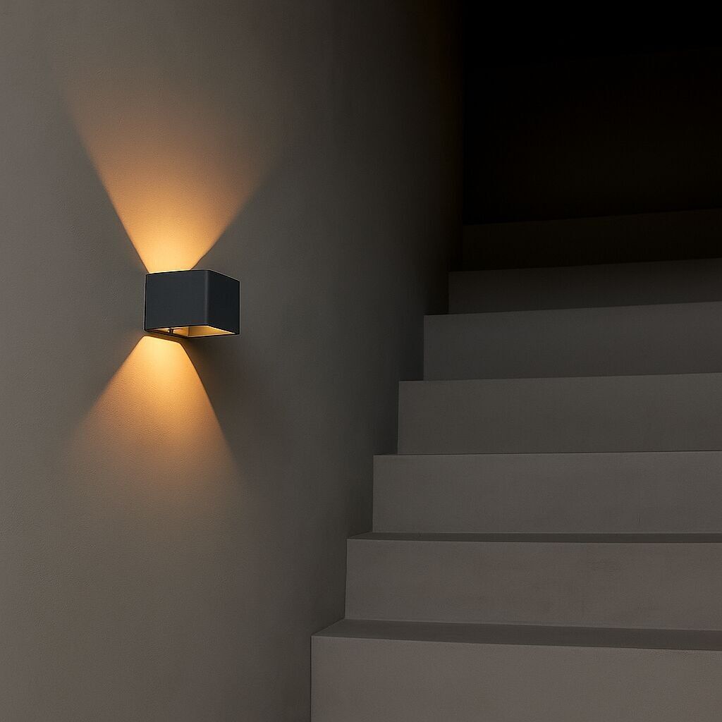 Tess Stone Grey Rechargeable Wall Lamp – Motion sensor, 20 Different Light Modes, Dimmable, Magnetic Suspension System Lamp & Including Remote Control