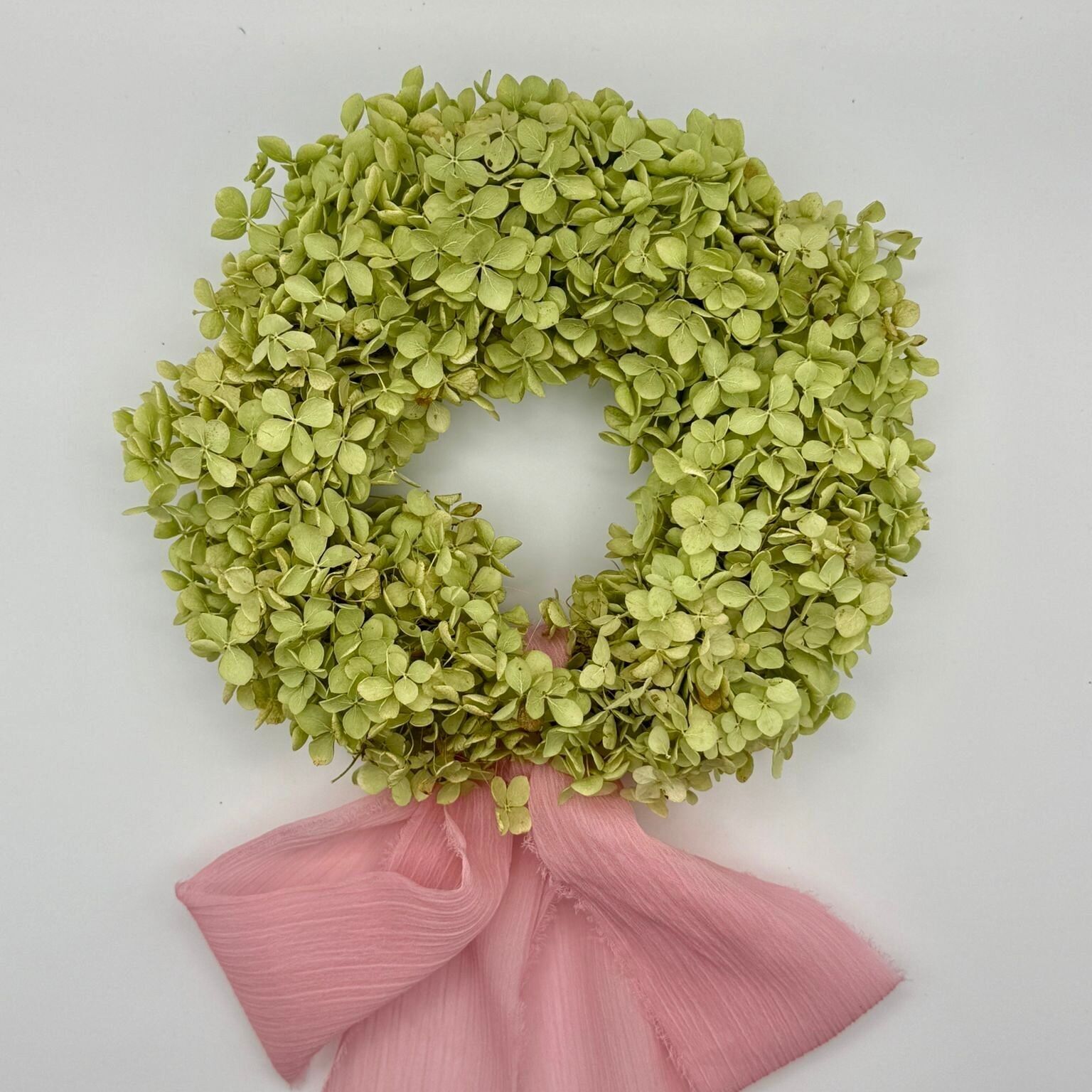 Corona di ortensie - Corona di fiori secchi