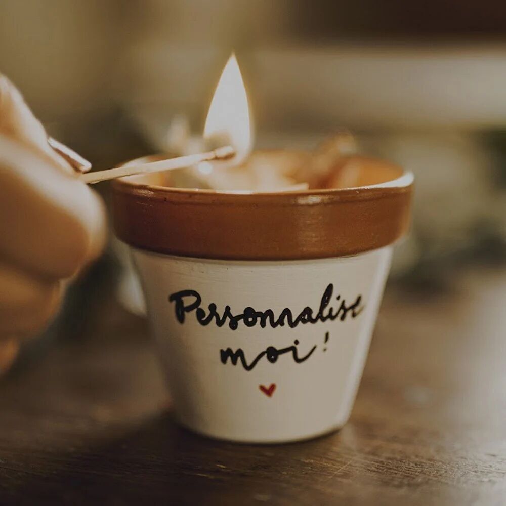 Grazioso barattolo di candela "classico" - Regalo originale fatto a mano - Decorazione d'interni - Compleanno, Amore, Amicizia