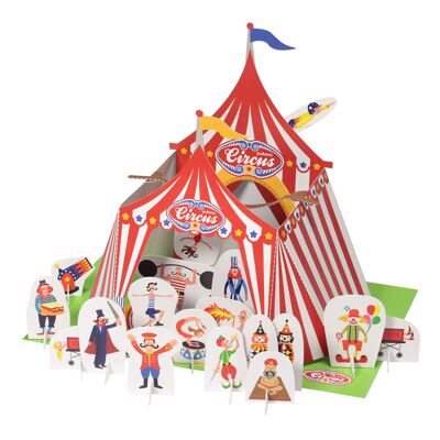 Théâtre de papier de cirque - Kit de bricolage