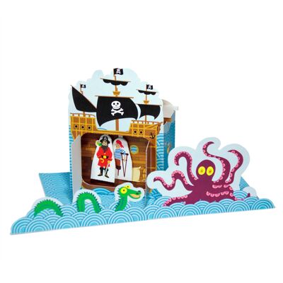 Pirates!Théâtre de papier - Kit de bricolage