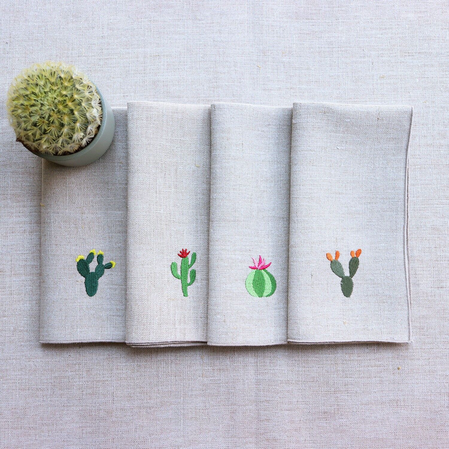 CACTUS pure linen napkin