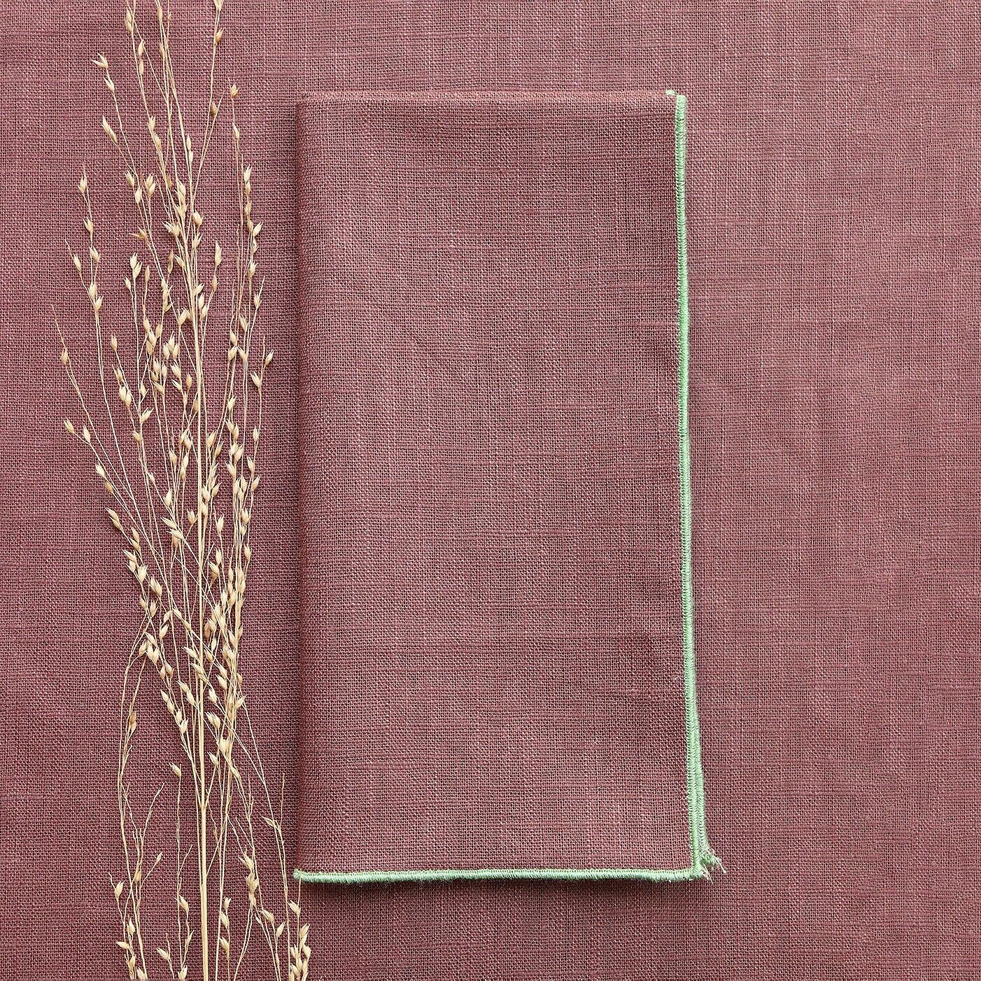 Pure linen napkin with CORD
