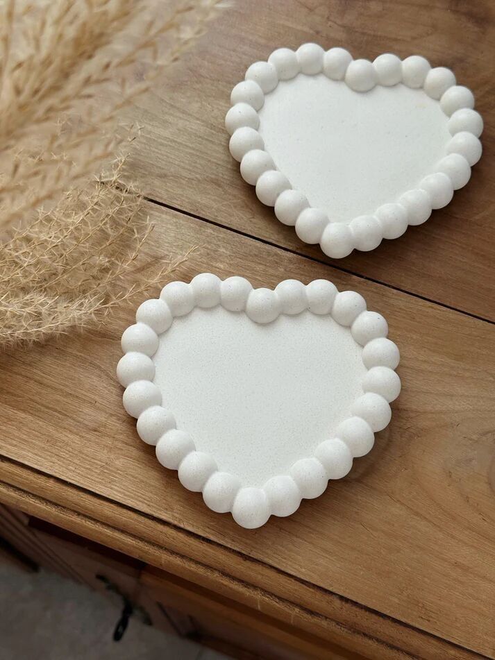 handmade sand jesmonite tray