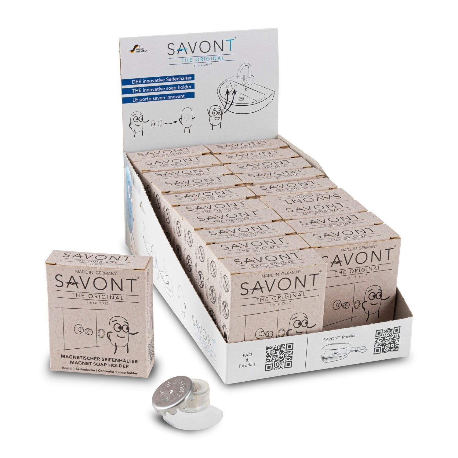 20x Protector Edition (transparent) Seifenhalter im Display