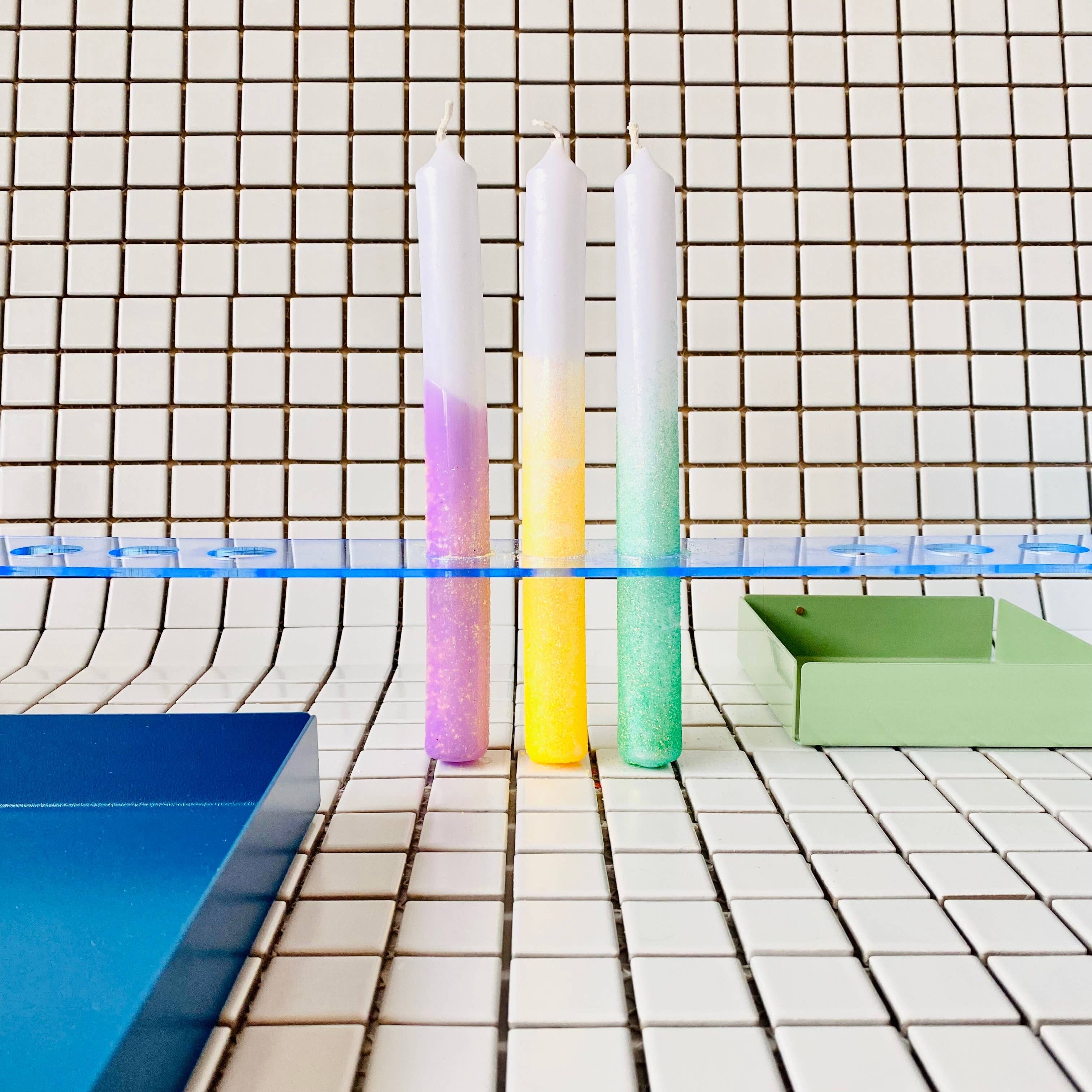 Paillettes Dip Dye * Magie des Sirènes (Bougies)