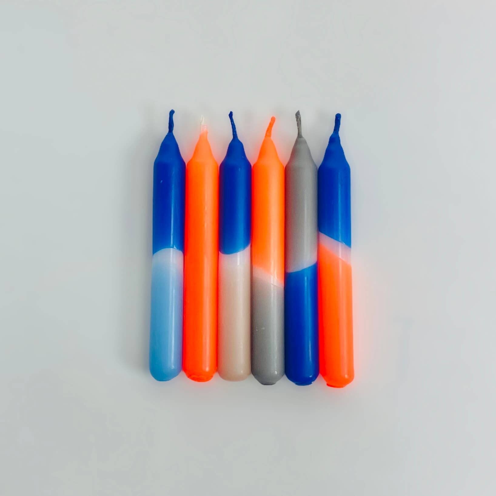 Confettis Dip Dye * Baby Blues (Bougies)