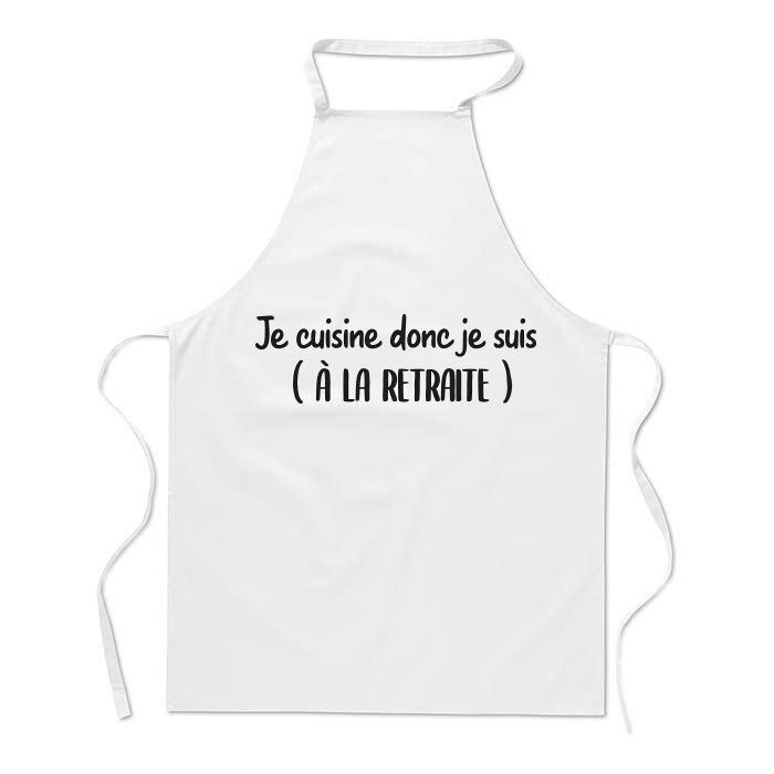 Küchenschürze: Ich koche, also bin ich (Rentner) Geschenk - Abschiedsparty - Ruhestand