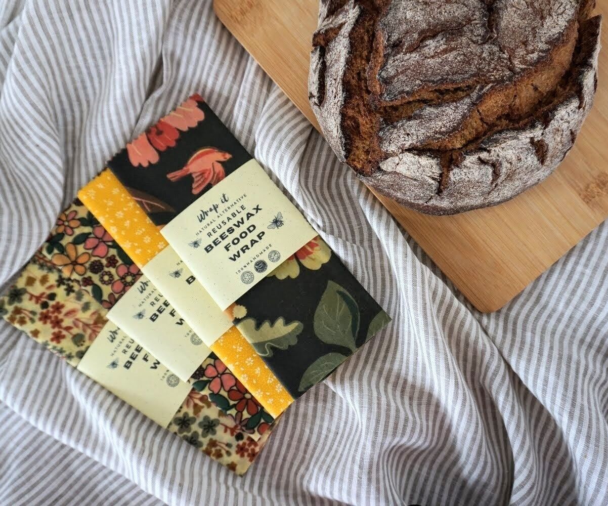 REUSABLE BEESWAX FOOD WRAP XL - 40X40 cm wrap